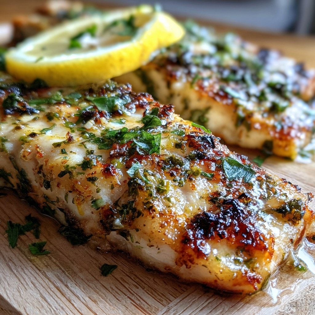 Gesund & Leicht Zitronen-Gegrillter Fisch