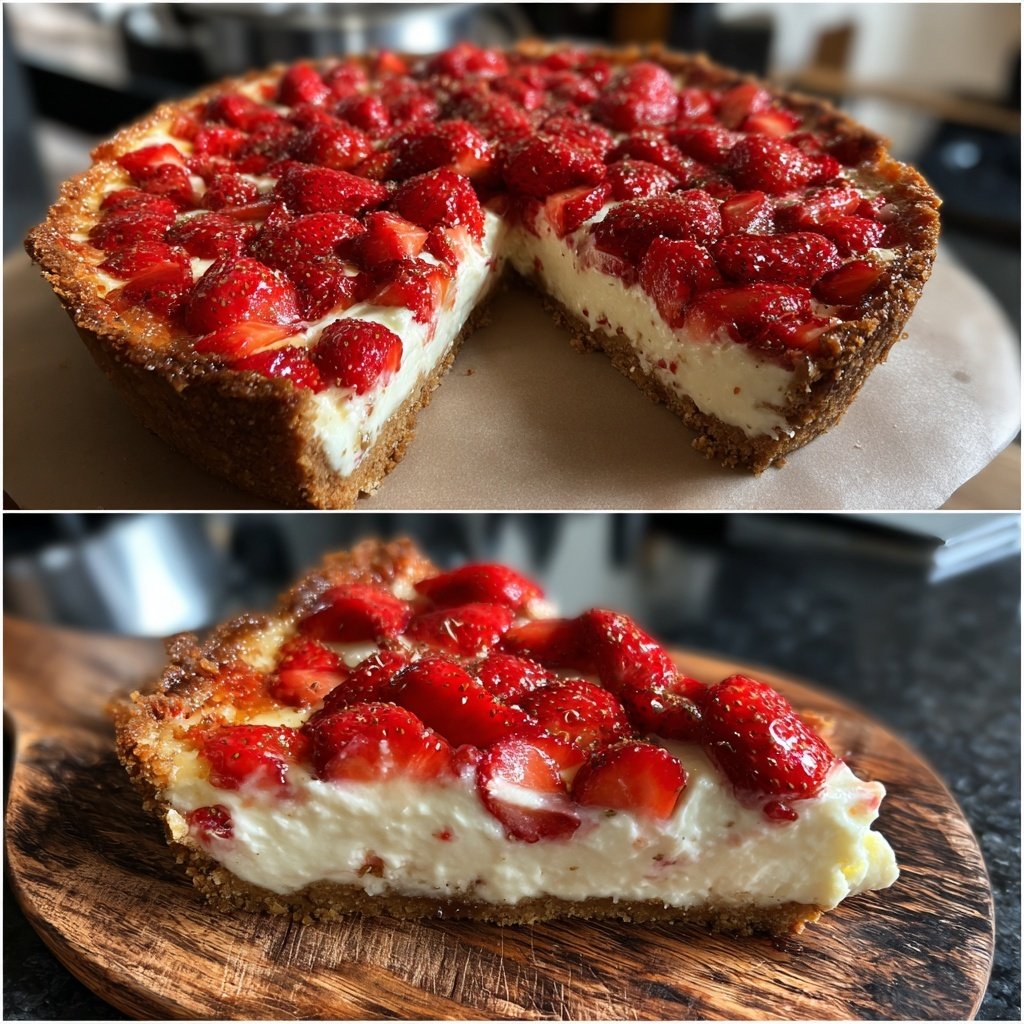 Erdbeerkuchen Mit Quark Creme