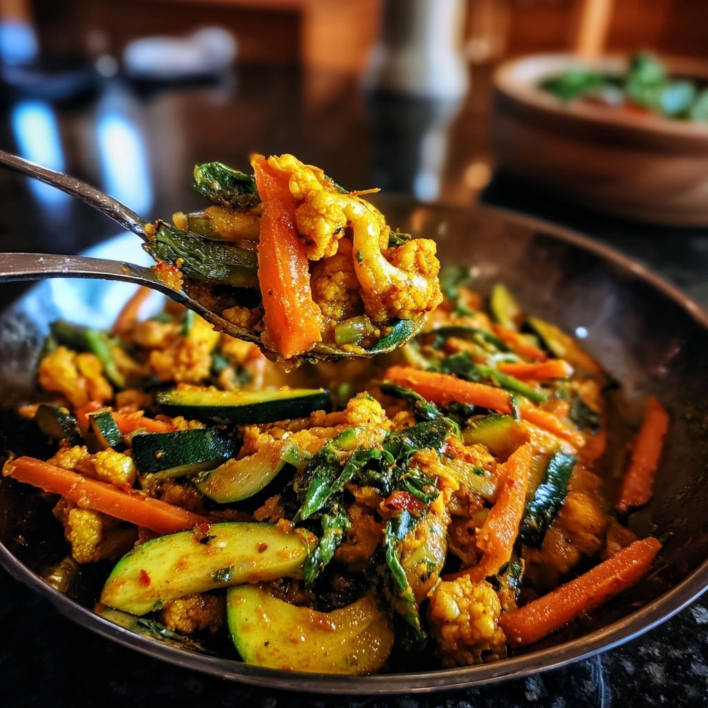 Kalorienarmes Gemüse Curry