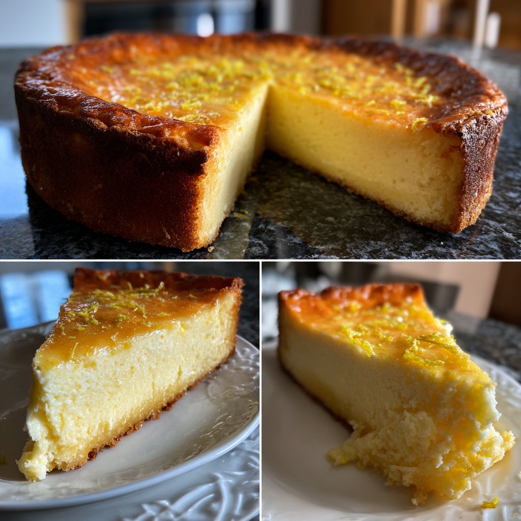 Käsekuchen mit Zitrone und Quark