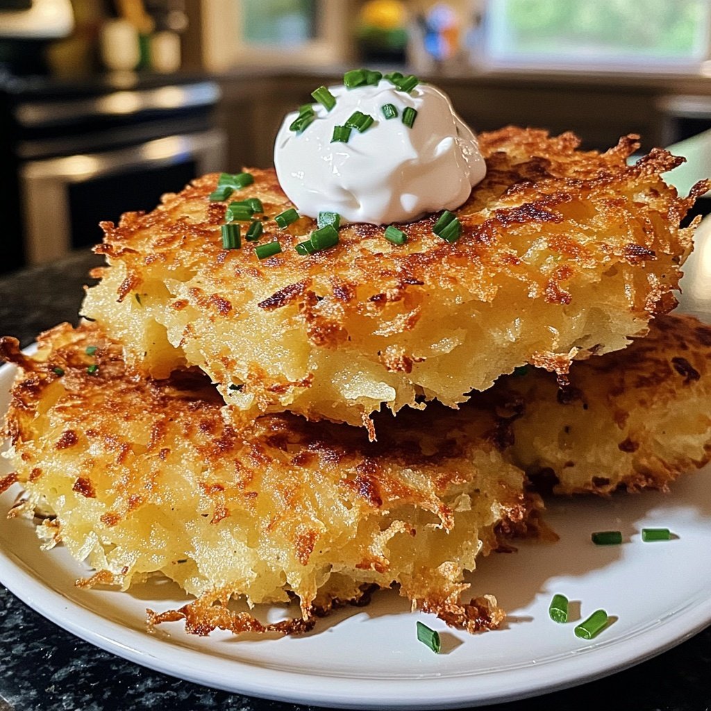 Knusprige Kartoffelpuffer