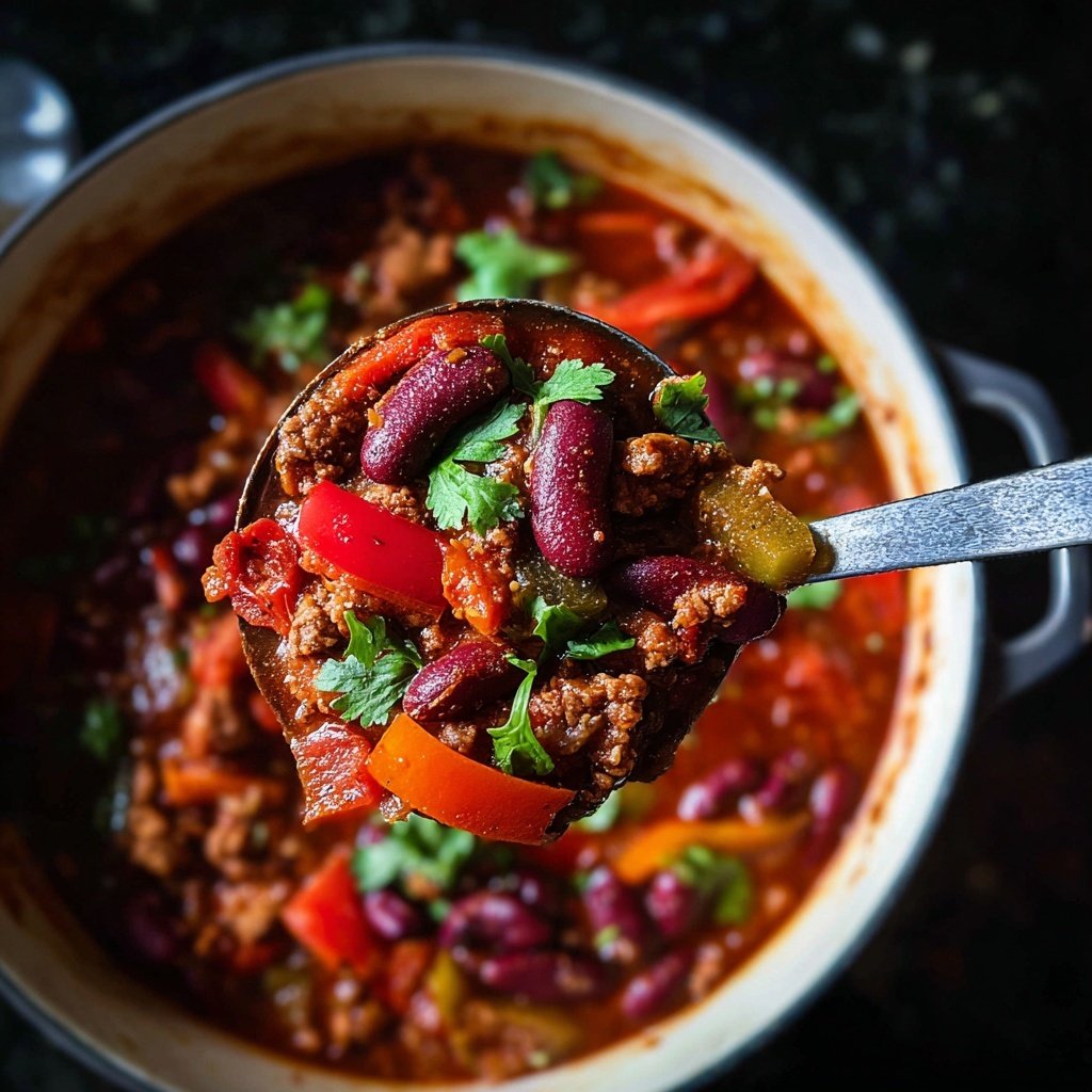 Chili sin Carne mit Paprika