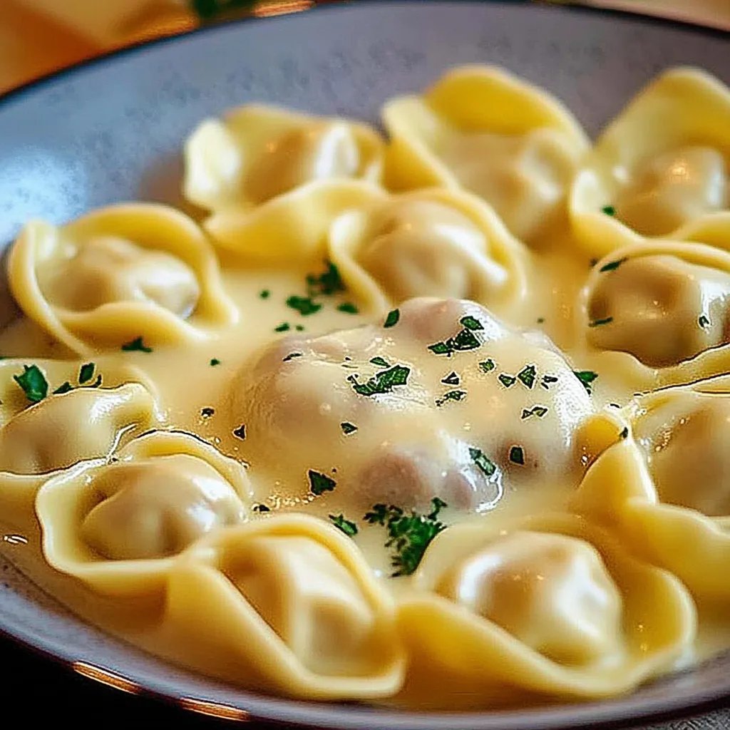 Tortellini-Auflauf mit Käsesoße