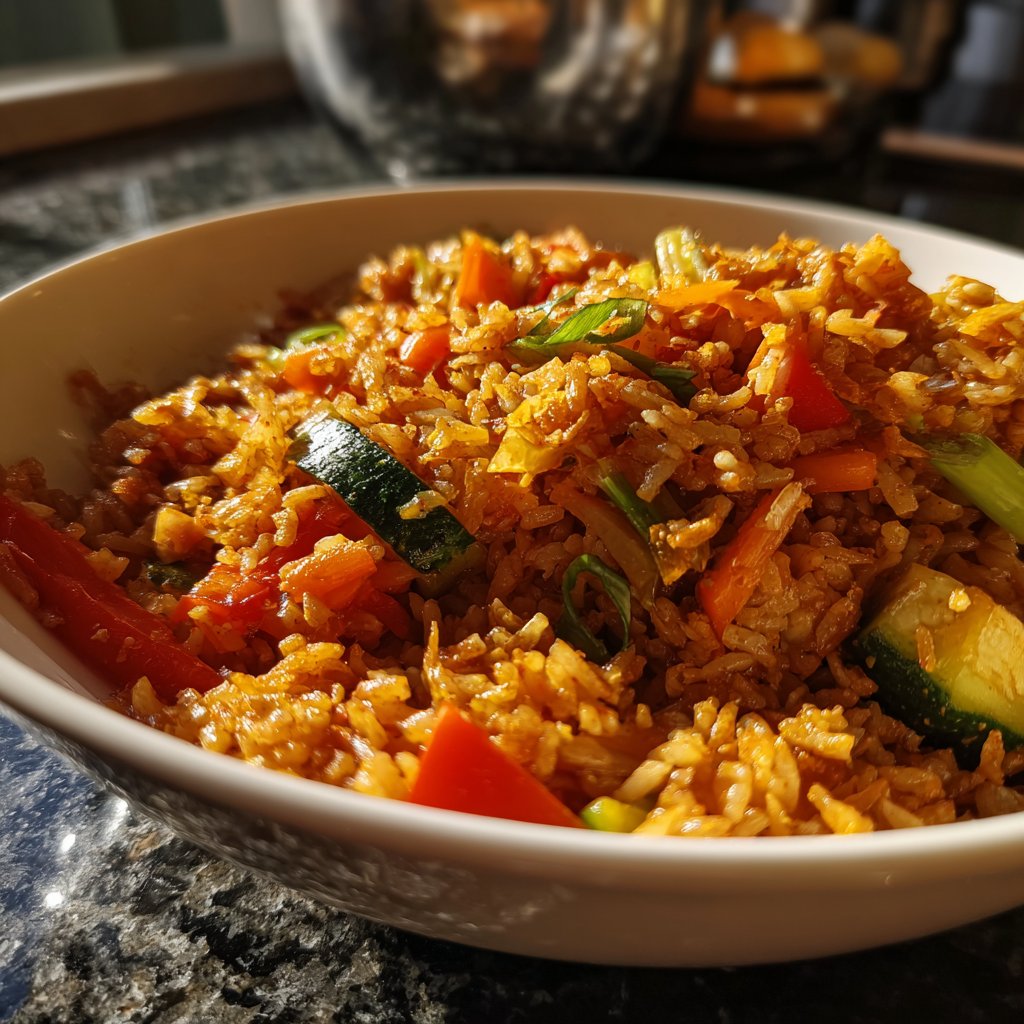Gebratener Reis mit Gemüse