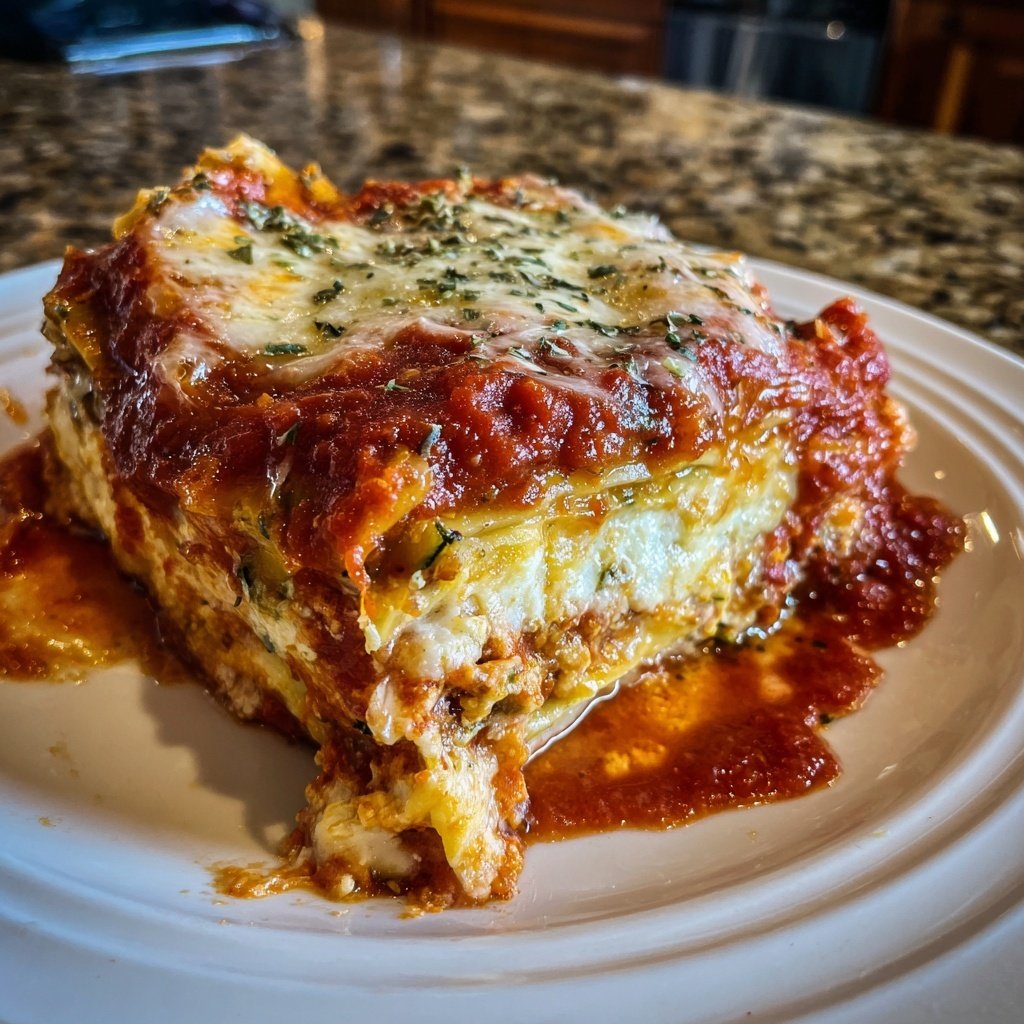 Lasagne mit Zucchini und Aubergine