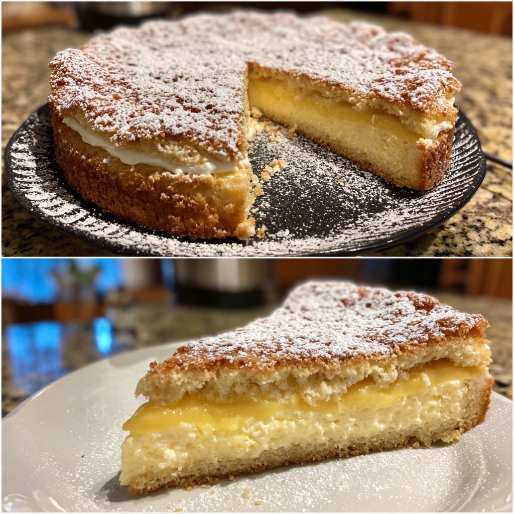 Blechkuchen mit Zitronenquark