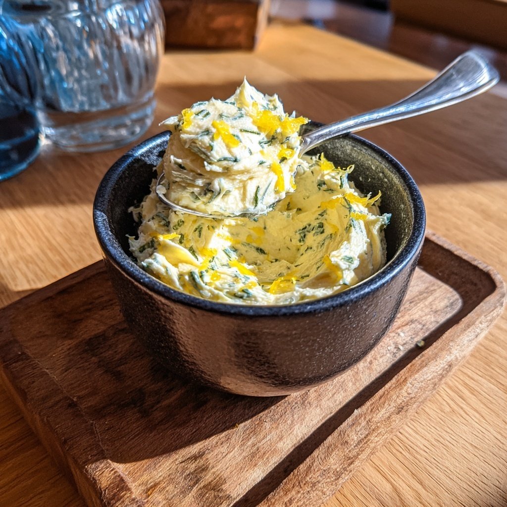 Kräuterbutter Mit Zitronenschale