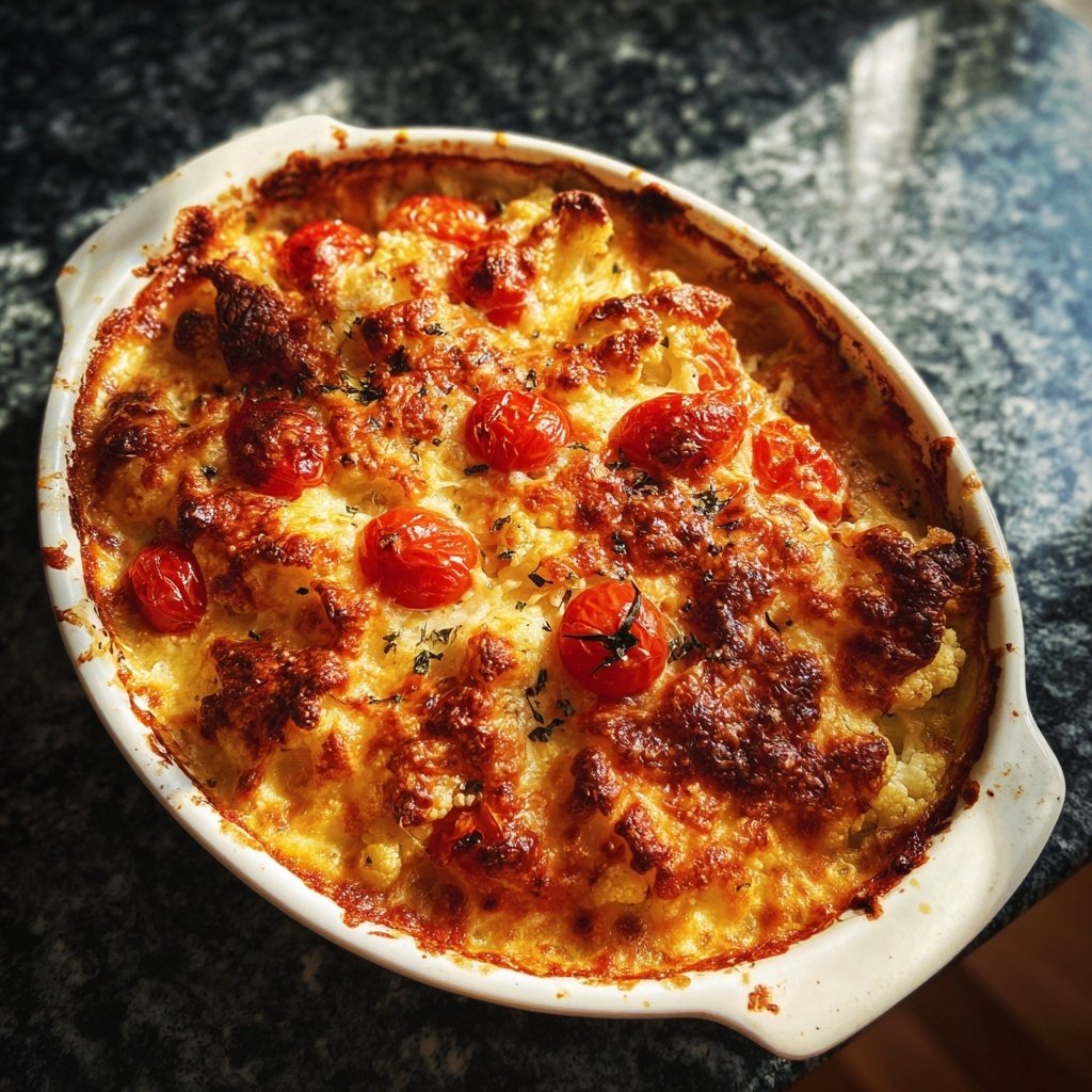 Blumenkohl Auflauf Mit Tomaten