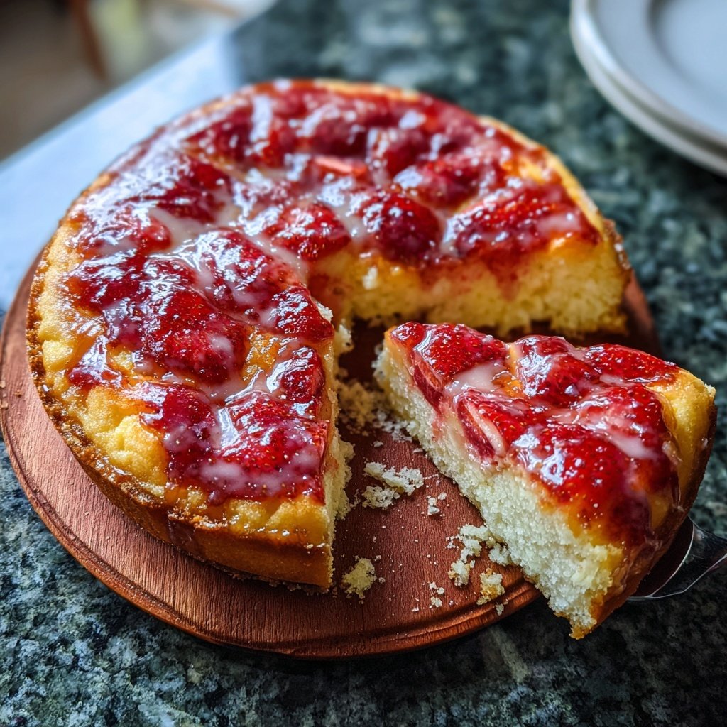 Erdbeerkuchen Mit Zitronen Note