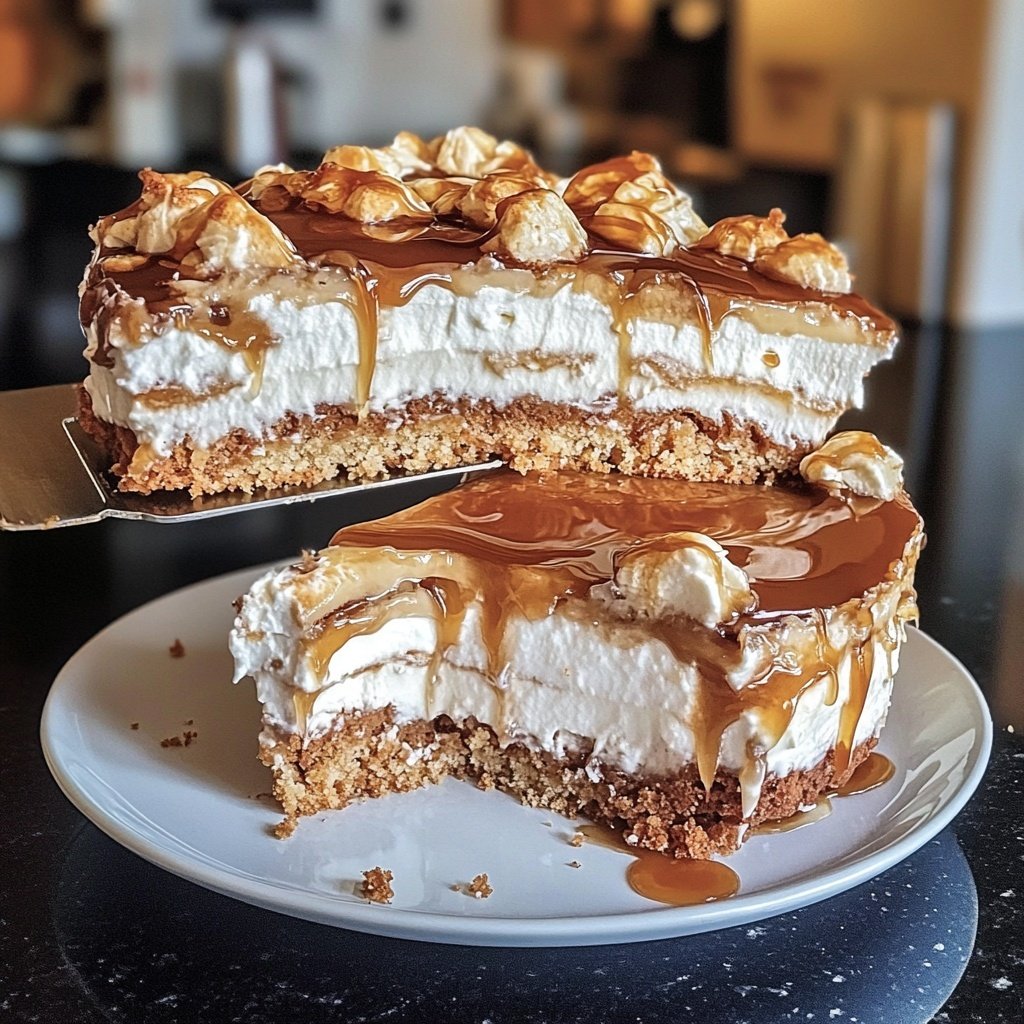 Birnen-Karamell-Käsekuchen-Torte