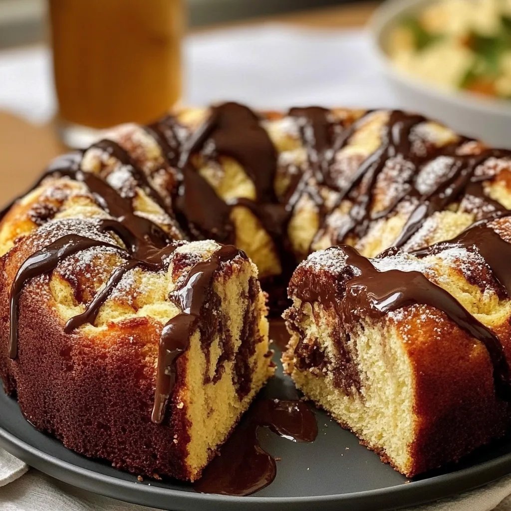 Saftiger Marmorkuchen