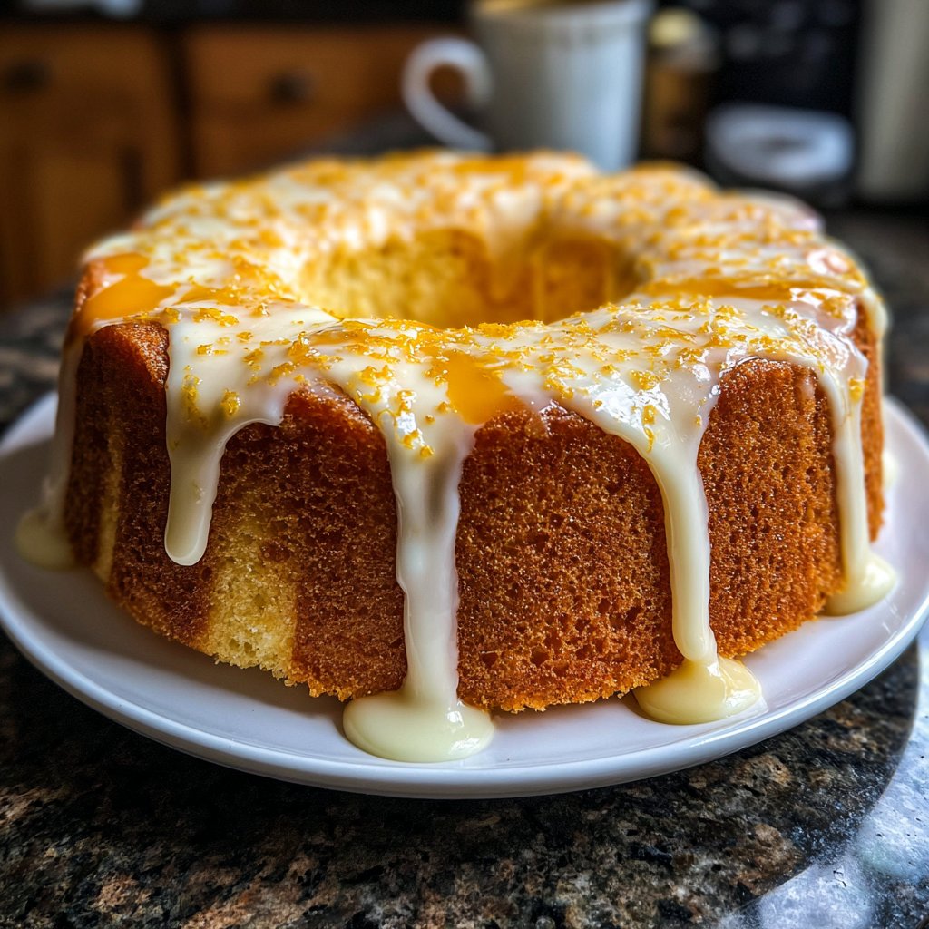 Zitronenkuchen mit Zitronenquark